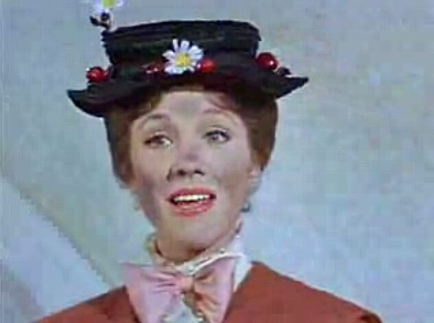 Julie Andrews como Mary Poppins