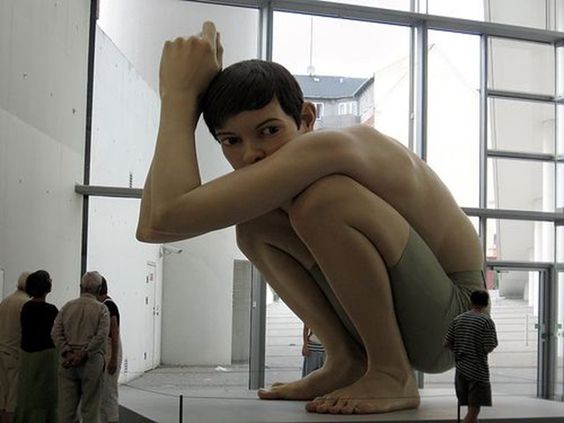 Una obra de Ron Mueck