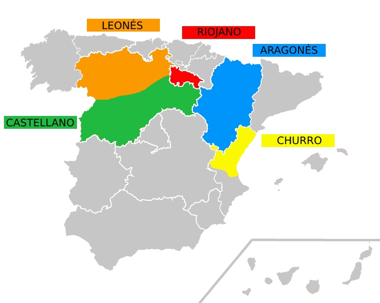 Dialectos en la zona norte de España