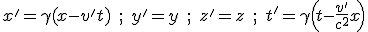 Transformación de Lorentz