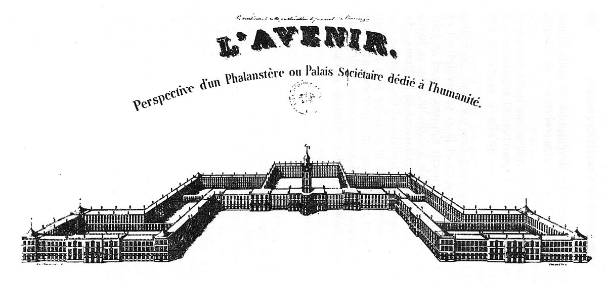 Falansterio diseñado por Fourrier.