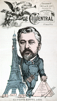 Caricatura Gustave Eiffel