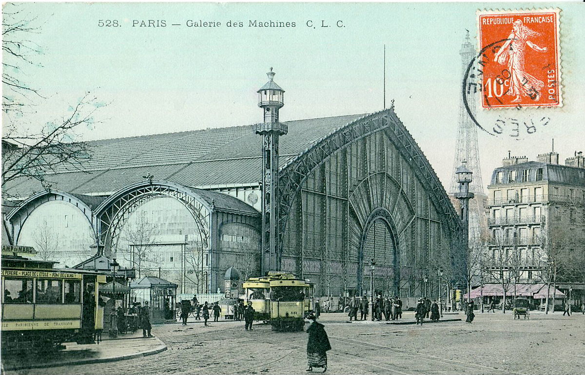Galería de las máquinas. Exposición Universal de París