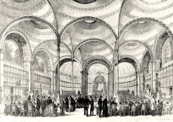 Sala Labrouste. Biblioteca nacional de Francia