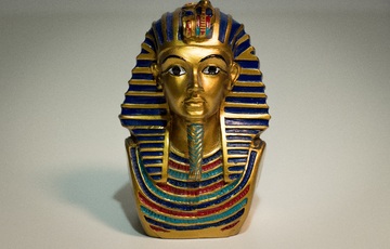 Imagen de la máscara de Tutankamón