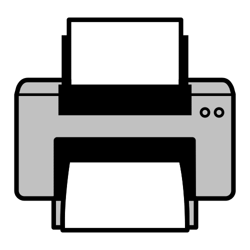 En la imagen aparece un pictograma que representa una impresora