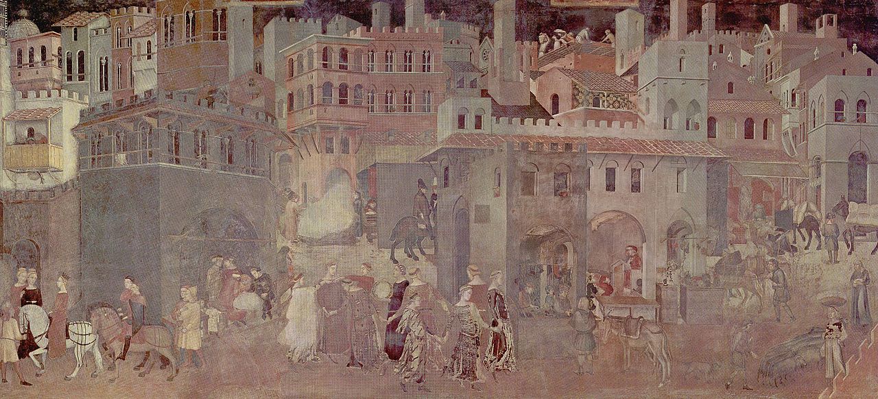 Alegoría del buen Gobierno. Ambrosio Lorenzetti.