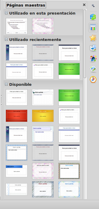 Páginas maestras