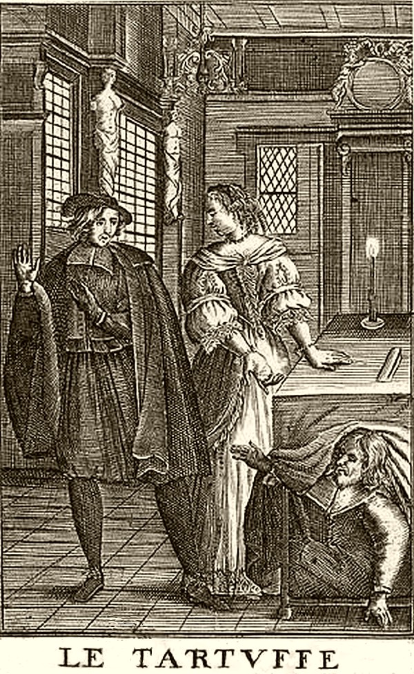 Ilustración para "El tartufo", de Moliére