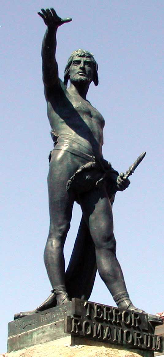 Monumento a Viriato en Zamora. 