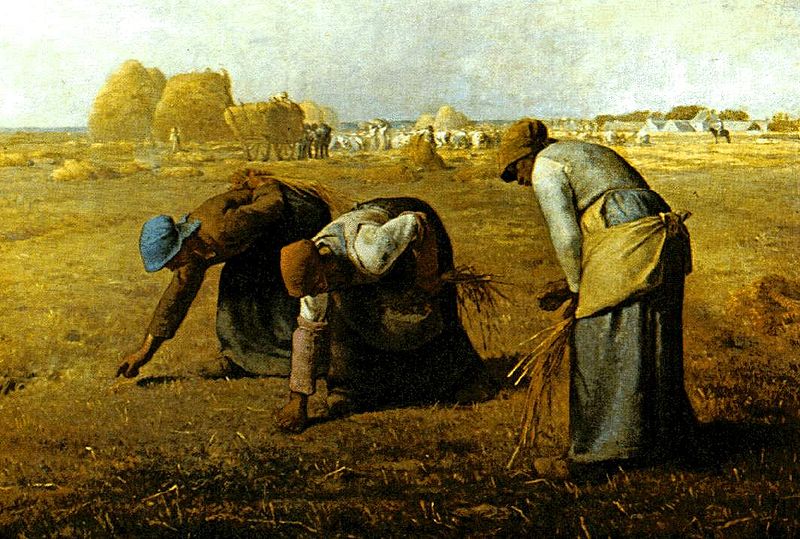 Las espigadoras, de Jean Françoise Millet.