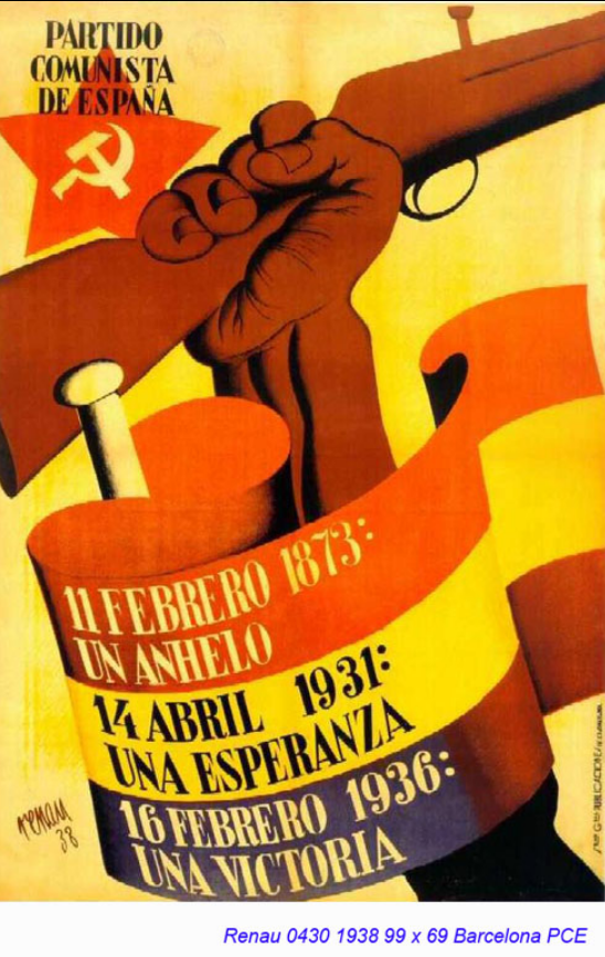 Cartel de la Guerra Civil diseñado por Renau