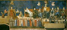 Alegoría del buen Gobierno. Ambrosio Lorenzetti. Una obra que fue actualizada a los pocos años de su presentación