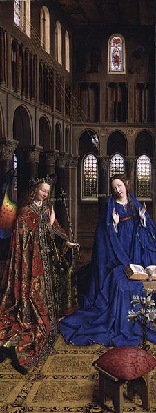 Anunciación. Jan van Eyck