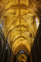 Bóveda de crucería. Catedral de Sevilla
