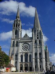 Fachada de la catedral de Chartres