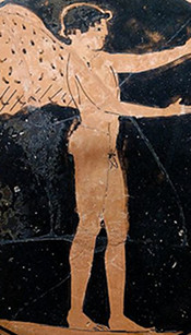 Personificación de dios Eros