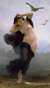 Personificación de la diosa Noche
