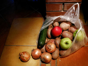 Bolsa de vegetales