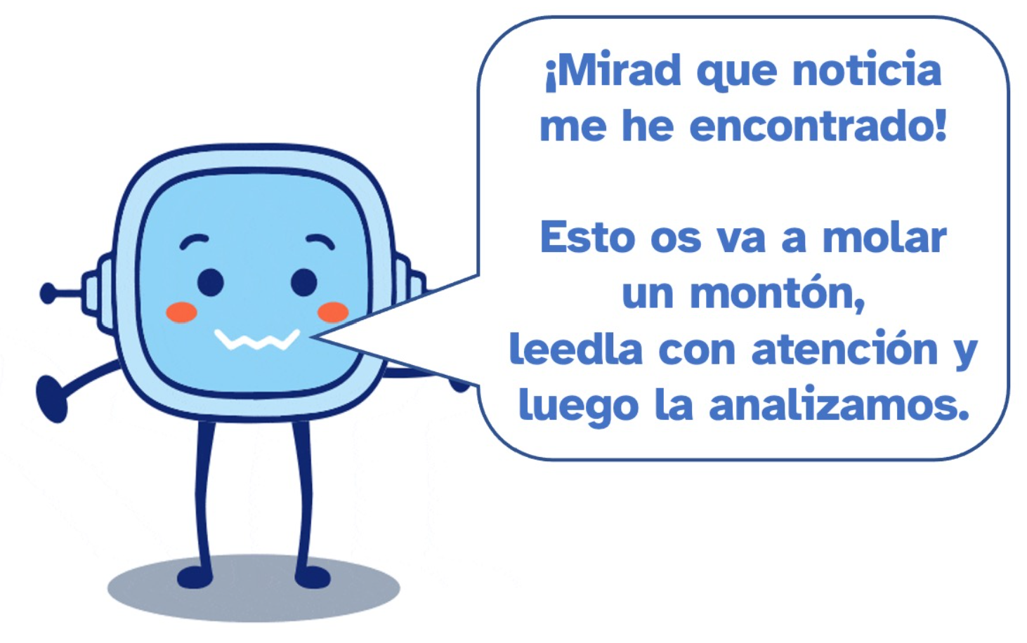 ¡Mirad que noticia me he encontrado! Esto os va a molar un montón, leedla con atención y luego la analizamos.