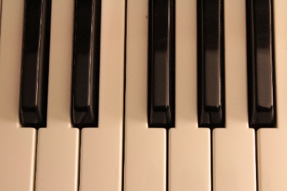 Fotografía de parte de un teclado de piano.