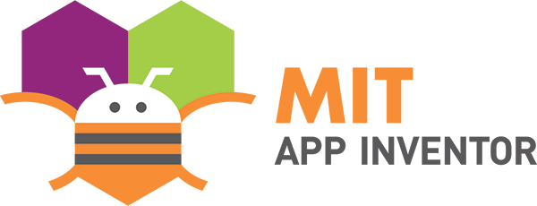 La imagen muestra el logotipo de MIT App Inventor