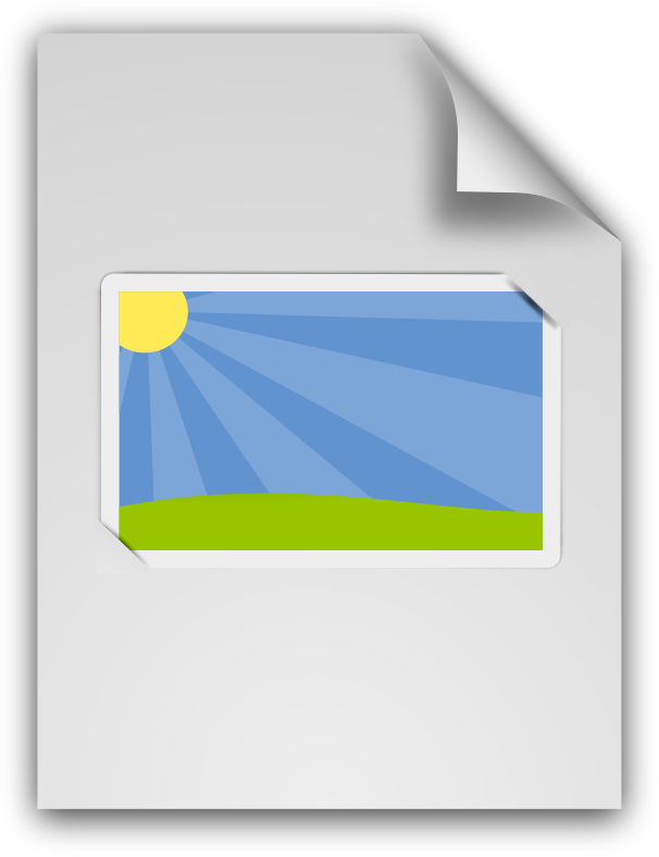 La imagen muestra la representación de una imagen en un documento.