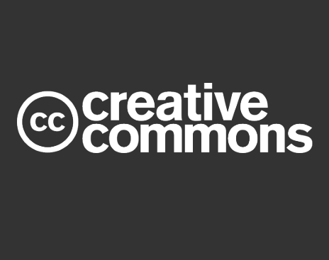 La imagen muestra el logotipo y el nombre de las licencias Creative Commons