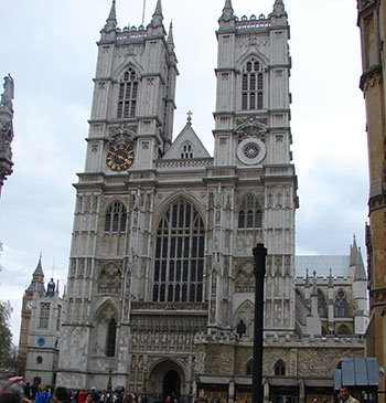 Portada de la Abadía de Westminster