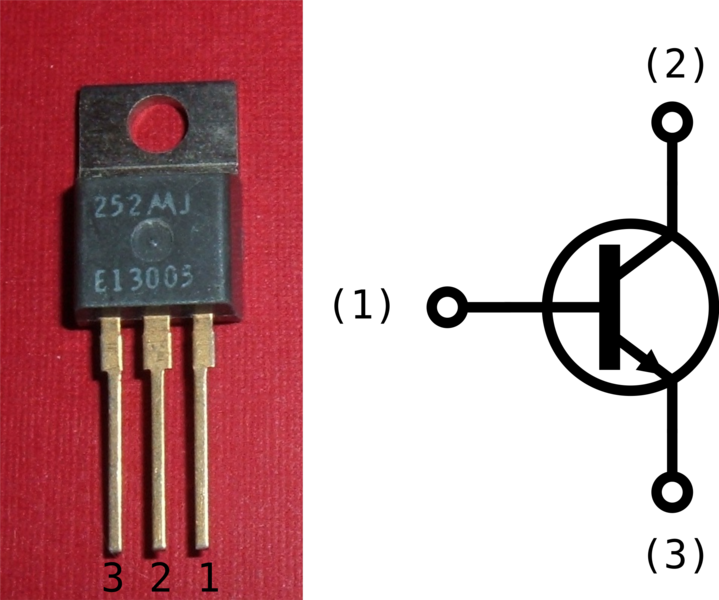 Imagen de un transistor