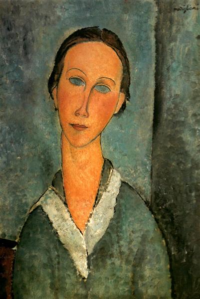 retrato de mujer  de  Modigliani 