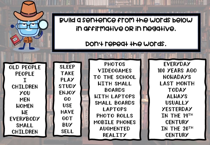 Build a sentence