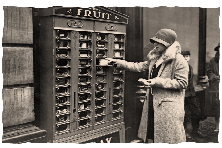 Vintage vending machine