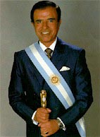 Carlos Menem. pag es.wickipedia.org/wicki/Carlos-Menem Lic creative commons