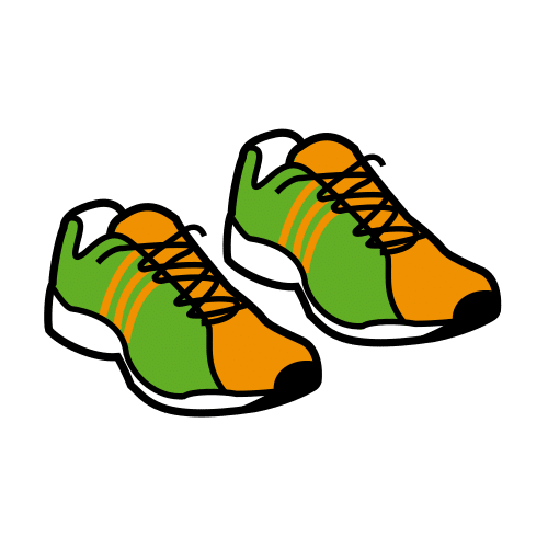 La imagen muestra un par de zapatillas deportivas.