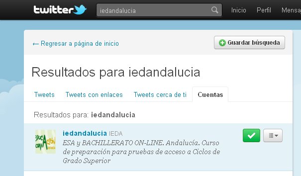 Twitter del centro