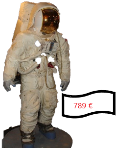 Traje espacial que cuestan 789€