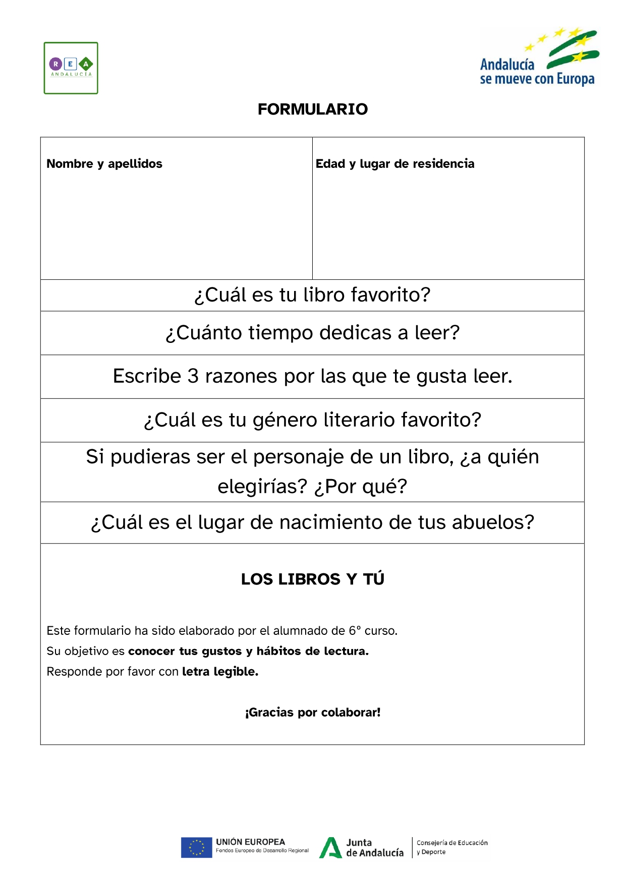  Documento con preguntas en forma de formulario