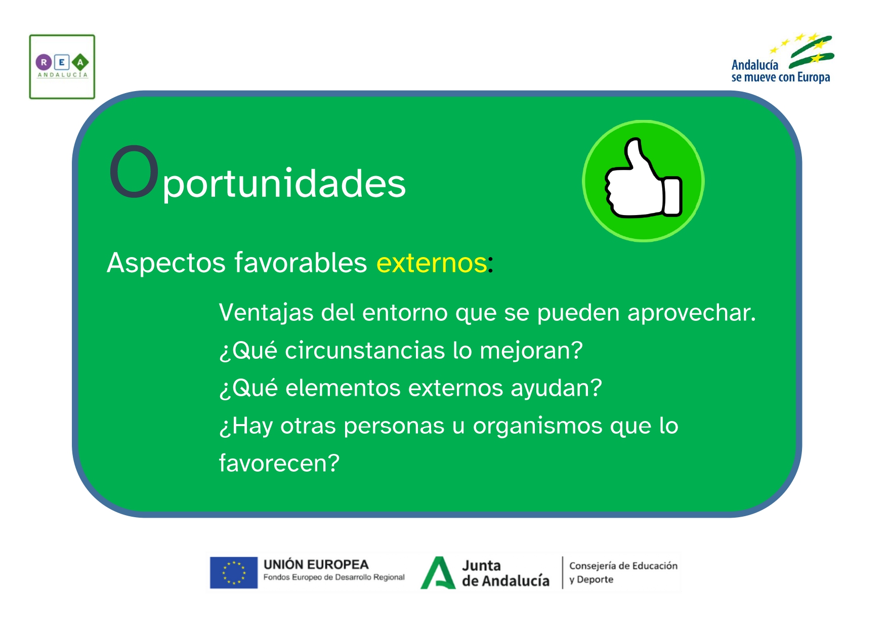Enumeración oportunidades