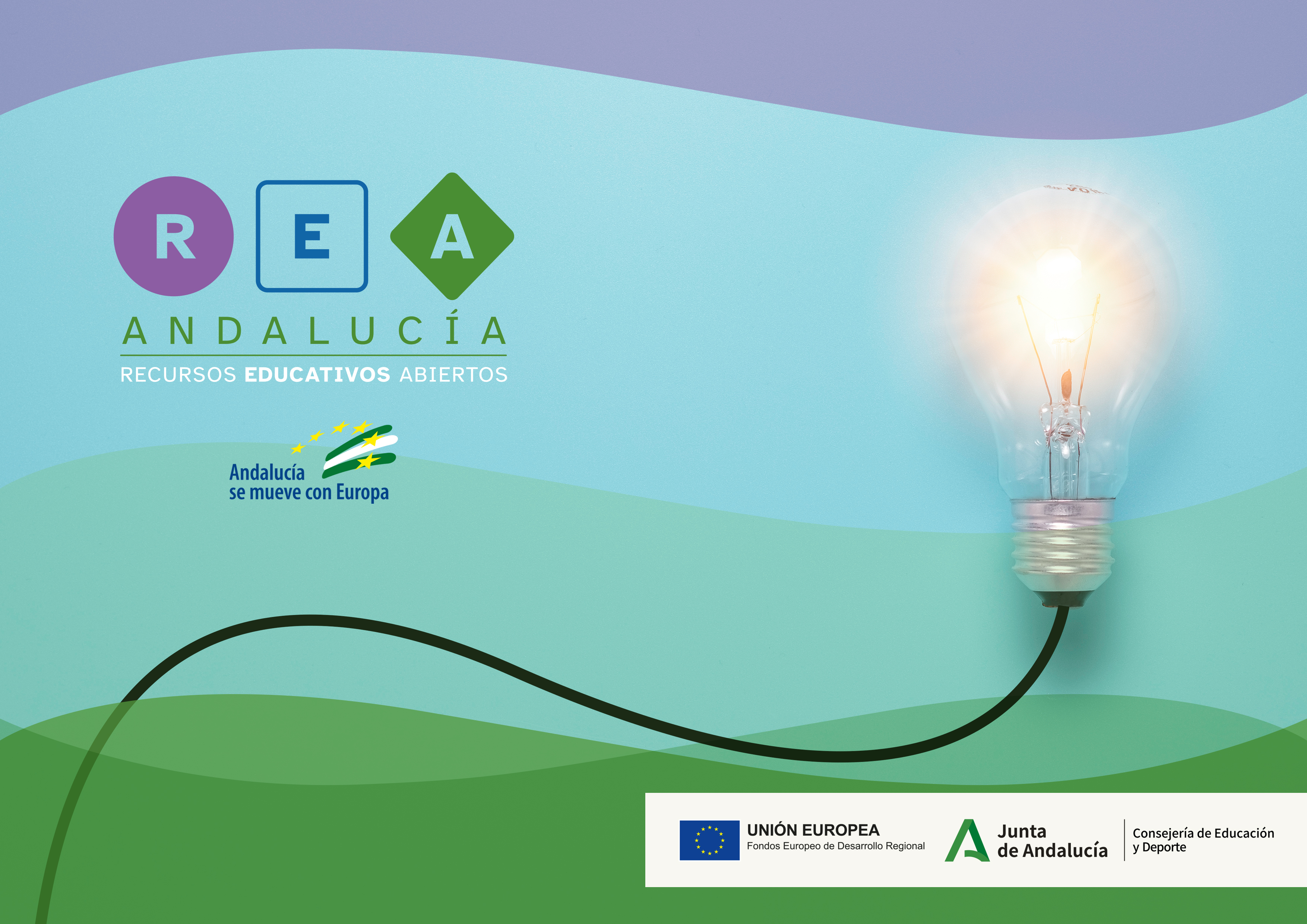 Portada de la guía en la que puede verse el logo del Proyecto REA Andalucía