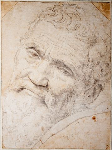 Retrato de Miguel Ángel por Volterra 