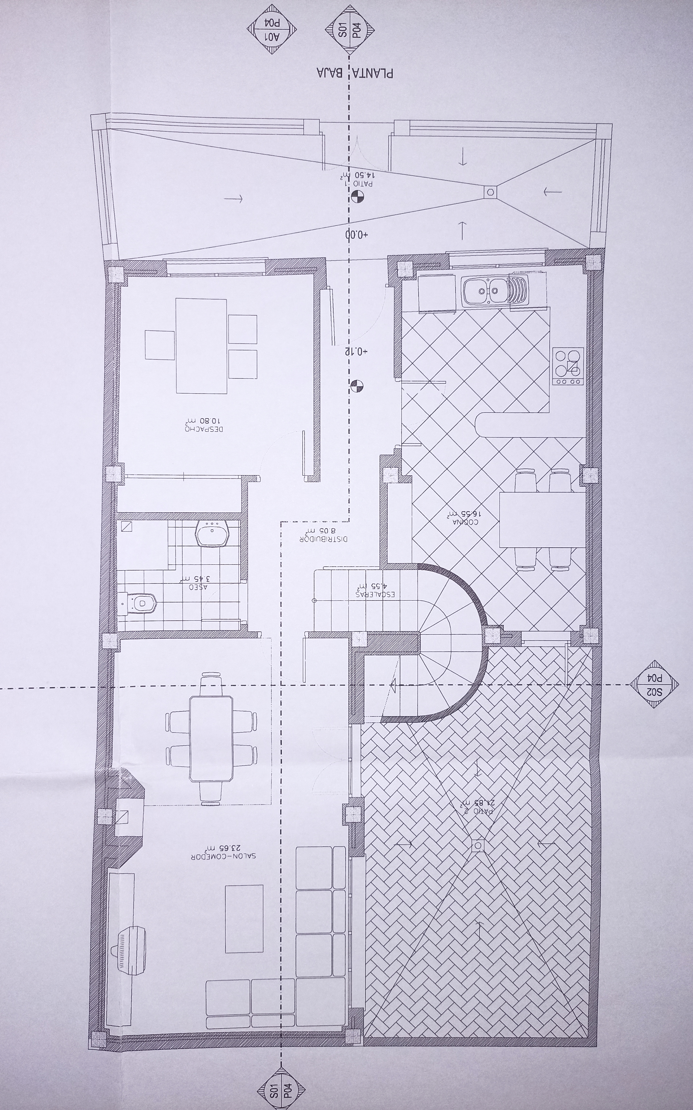 Muestra un plano de una vivienda