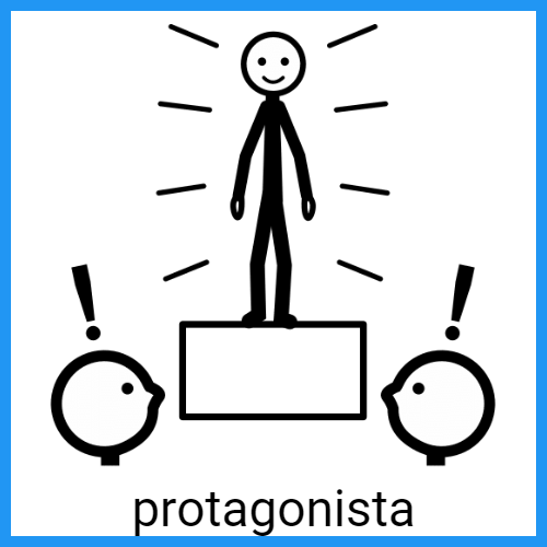 Se muestra a una persona que desempeña un papel central
