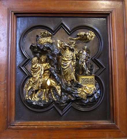 El Sacrificio de Isaac que hizo Ghiberti