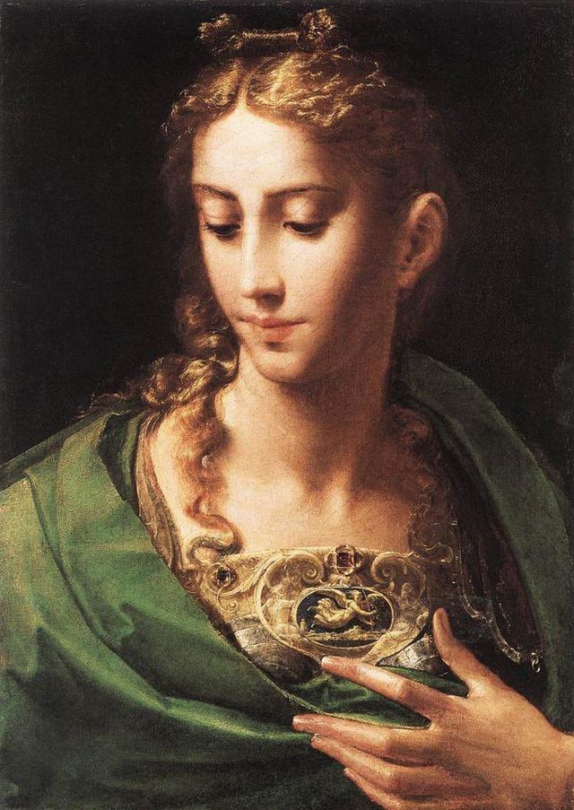 Retrato ideal de la diosa Atenea