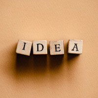 La imagen muestra la palabra IDEA
