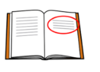 La imagen muestra un libro abierto con dos páginas escritas, está rodeada con un círculo rojo la última parte de la segunda página.