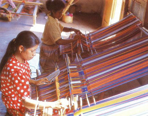 Taller textil en Timor Este