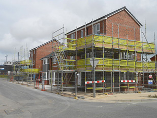 Viviendas en construcción en Liverpool