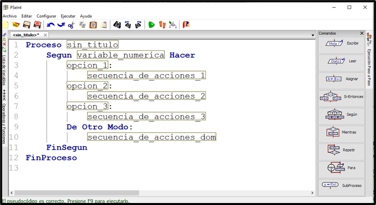 estructura segun